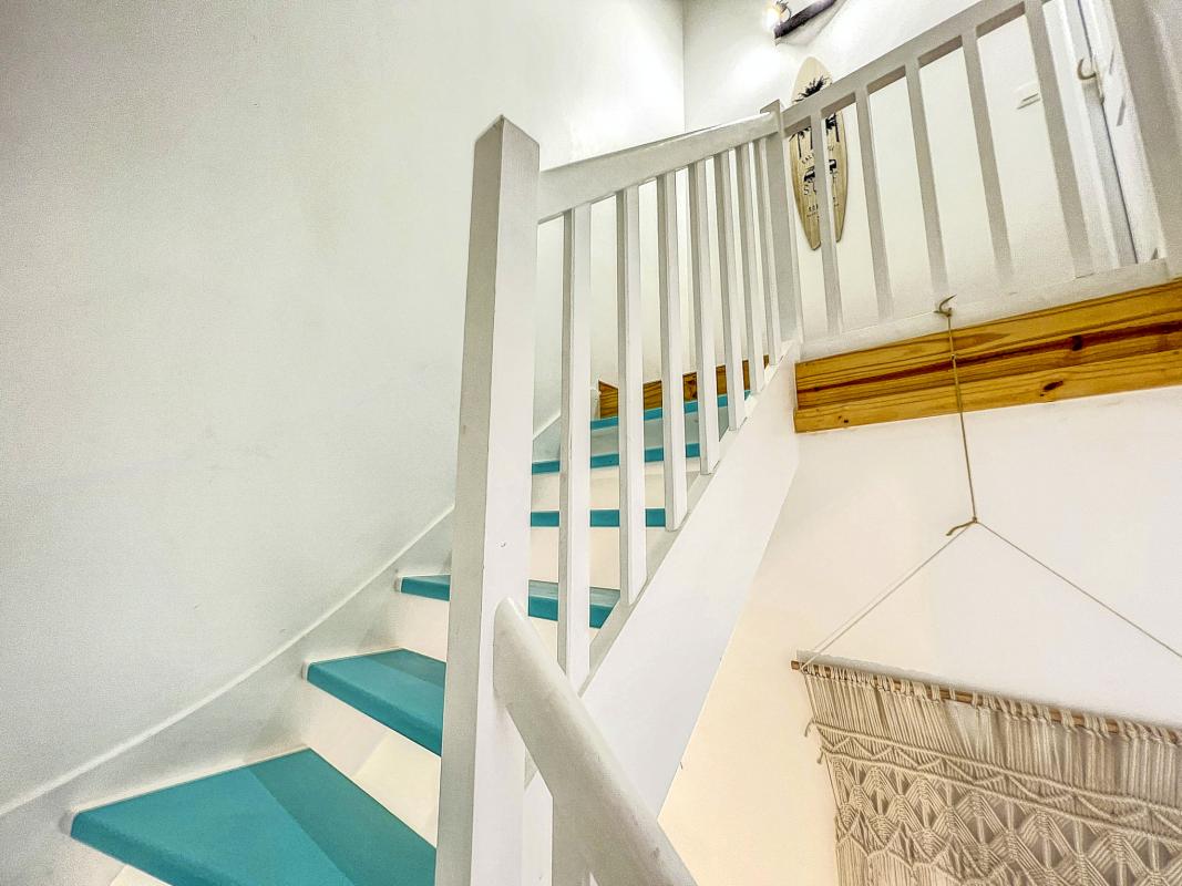 A louer villa 8 personnes Orient Bay Saint Martin-escalier-17
